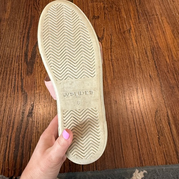 Pink J/Slides Double Strap Velcro Sneakers - Picture 8 of 8
